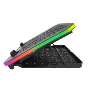 Esperanza Galerne laptop hűtőállvány, Fekete/RGB