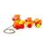 Cubika wooden pull along ducks toy