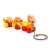 CUBIKA Wooden Duck Pull Toy, 3 Ducks on a String, Orange, Yellow, Green, Red,  Pull Along Toy for Toddlers