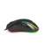 Side view of Esperanza Hesperis RGB wired gaming mouse, black with RGB lighting
