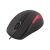 Esperanza Sirius Black and Red Wired Mouse - Perspective View