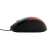 Esperanza Sirius wired mouse, black and red, side view