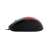 Esperanza Sirius wired mouse, black and red, side view