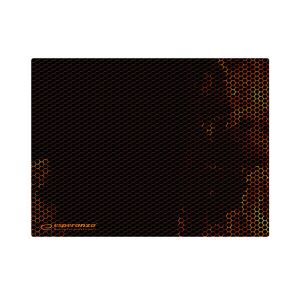 Esperanza Flame Maxi Gaming Mouse Pad, black with orange honeycomb pattern - Esperanza Mouse Pad
