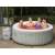 Lay-Z-Spa Palm Springs felfújható jacuzzi emberekkel és buborékokkal