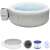 Lay-Z-Spa Palm Springs felfújható jacuzzi takaróval, szivattyúval és szűrőkkel