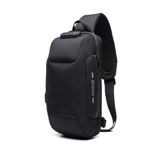 OZUKO Anti-Theft Sling Backpack with Combination Lock - Backpack