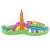 Bestway Music Land Inflatable Play Center with slide, splash pad, and piano