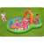 Bestway Music Land Inflatable Play Center with slide, splash pad, and piano