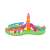 Bestway Music Land Inflatable Play Center with slide, splash pad, and piano