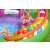 Child playing in Bestway Music Land Inflatable Play Center with slide, water spray, and ball pit