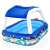Bestway Sea Captain Aufblasbarer Pool mit Sonnenschutzverdeck, Gartenpool