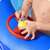 Close up of steering wheel in Bestway Sea Captain Inflatable Pool