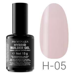 Profinails Hibrid Építő Zselé, 15g, H-05, LED/UV, rózsaszín, körömépítő zselé, körömhosszabbítás, körömerősítés - Profinails