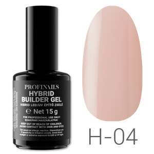 Profinails Hibrid Építő Zselé, 15g, H-04, LED/UV építő zselé, szakmai használatra - Profinails