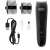 Camry CR2833 beard trimmer with vacuum suction, 2 combs, cleaning brush, USB cable, oil, black