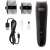Camry CR2833 beard trimmer with vacuum suction, 2 combs, cleaning brush, USB cable, oil, black
