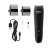 Camry CR2833 beard trimmer with vacuum suction, 2 combs, cleaning brush, USB cable, oil, black