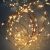 Coiled Mikro LED string lights, 80 warm white LEDs