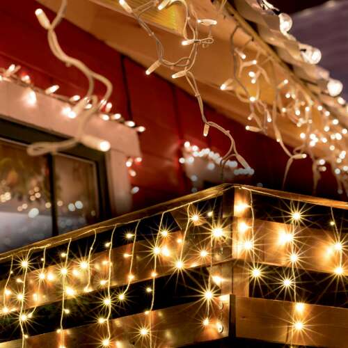 Fényfüggöny - 30m - 900 LED - Melegfehér