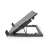 Nedis laptop cooler stand, black, side view