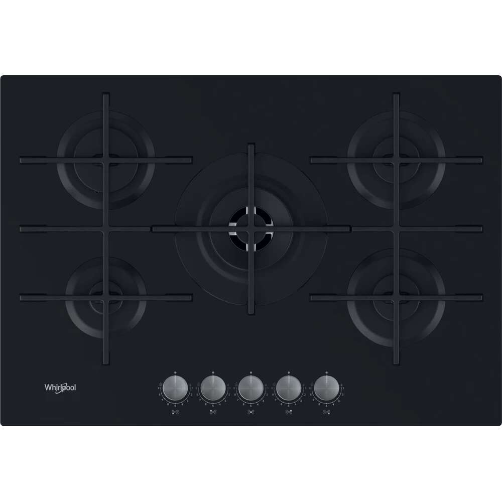 Whirlpool GOWL 728/NB Beépíthető gáz főzőlap, 73 cm, 5 főzőzóna,...