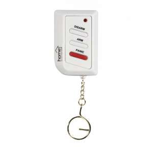 Home Security Alarm Remote Control, white, with keychain - Alarm