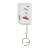 Home Security Alarm Remote Control, white, with keychain