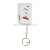 Home Security Alarm Remote Control, white, with keychain