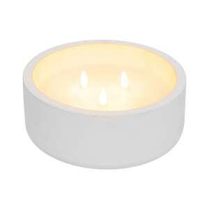 LED-es kő-mécses, 3 LED, Ø20x8 cm