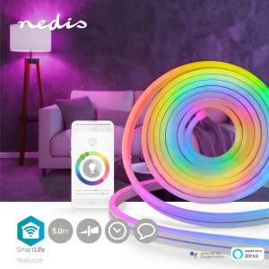 Nedis SmartLife Wi-Fi LED strip, 5 meters, multicolor, IP65, works with Google Assistant and Amazon Alexa - LED Strip