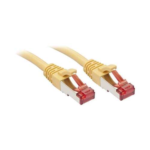 Kabel sieciowy Lindy Cat.6 S/FTP, żółty, 2 metry, złącza RJ45