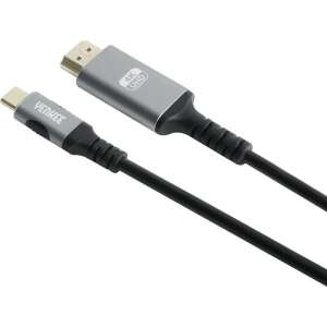 Yenkee YCU 430 USBC to HDMI 4K cable, 1.5m, black and grey - USB Cable