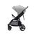 Kinderkraft Rine stroller, grey and black, adjustable canopy