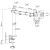 Maclean MC-883 Monitorhalterung Abmessungen, verstellbare Tischhalterung