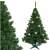 Pepita Quality Extradús Prémium Műfenyő 2m artificial Christmas tree, two views, green, stand, with ornaments