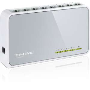 Switch TP-Link TL-SF1008D cu 8 porturi 10/100Mbps pentru desktop - TP-Link Switch-uri