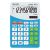 Близък план на син 10-цифрен настолен калкулатор Sharp EL-M332