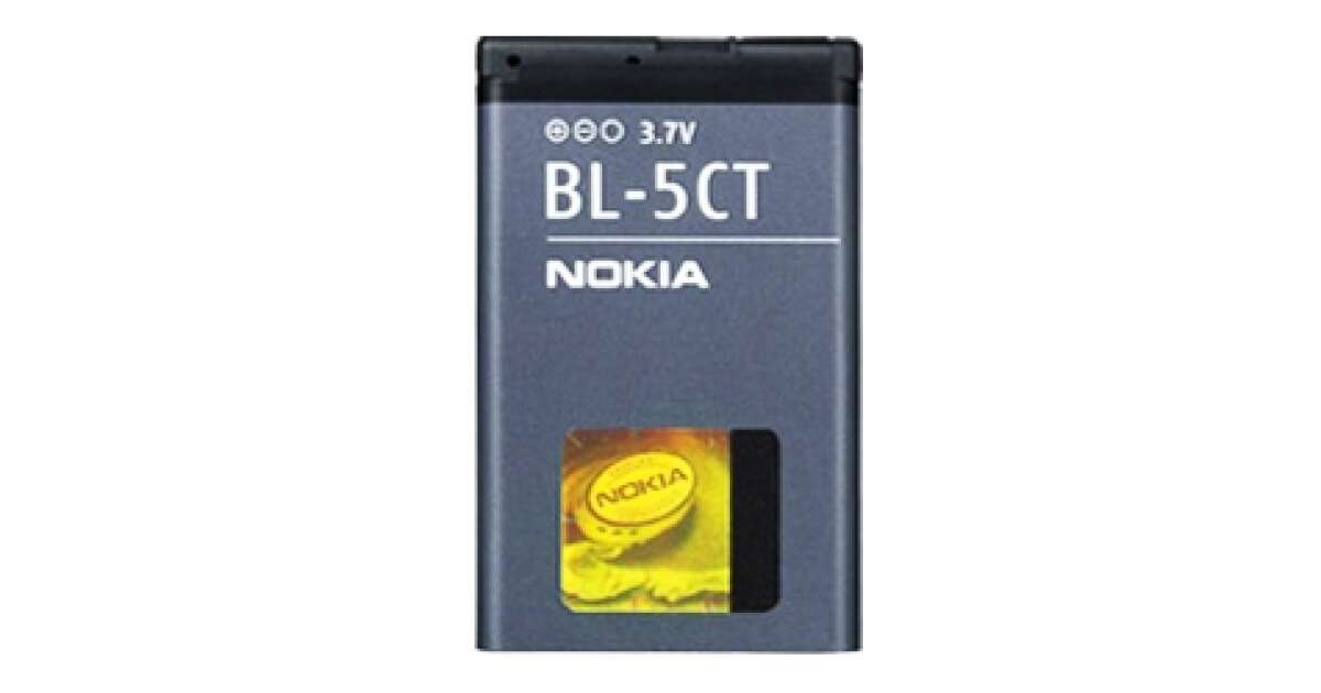 Nokia BL-5CT (Nokia 5220) 1020mAh Li-ion akku, csomagolás nélkül ...