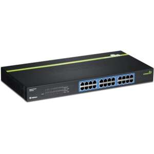 TRENDnet TEG-S24g 24-портов Gigabit GREENnet switch, преден изглед - Технически статии и електроника