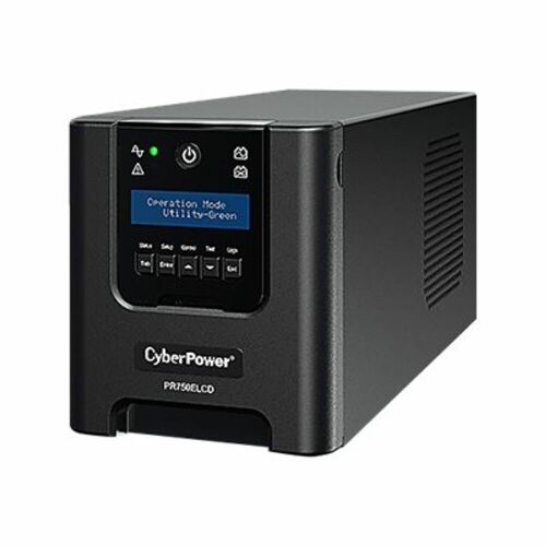Cyberpower UPS PR750ELCD (6xIEC320) 750VA 675W 230V szünetmentes Tápegység + USB LINE-INTERaktív 168213319 - CyberPower