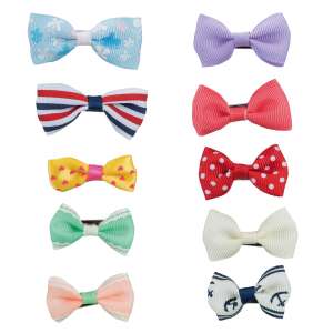 Set de papioane pentru câini Trixie, 10 bucăți, culori și modele asortate - Haine pentru câini