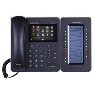 Telefon VoIP Grandstream GXP2200 z modułem rozszerzającym - Sprzęt VoIP