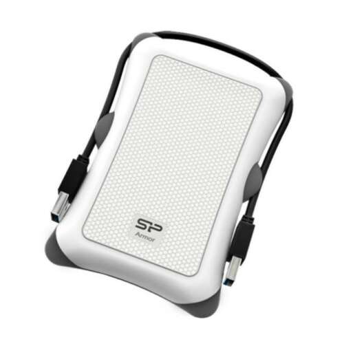 Silicon Power Armor A30 1TB külső merevlemez, fehér, USB 3.0, ütésálló, katonai minőségű - Adattároló