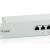 Equip 19 inch 1U 16 port shielded Cat.6 patch panel, light grey, close-up of ports