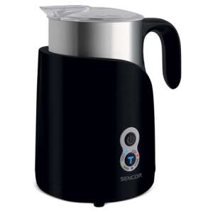 Sencor SMF 4000BK Milk Frother and Warmer, black, with stainless steel milk jug and clear lid - Milk Frother