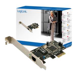 Logilink Gigabit Ethernet PCI card, network adapter for desktop computers - Laptop component
