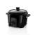 Eta Granello rice cooker, black, side view
