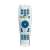 Home URC 22 universal remote control, silver and blue, front view