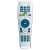 Home URC 22 universal remote control, silver and blue, front view